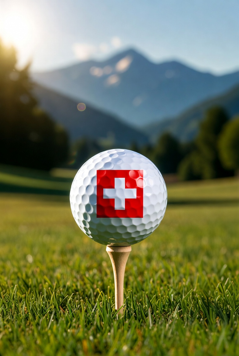 Balle de Golf HelveTee – Édition Limitée "Swiss Precision"